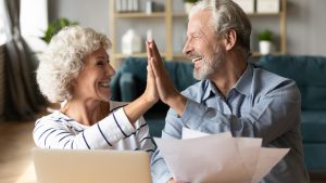 Missouri Gold IRA Investing Company a happy senior couple 300x169